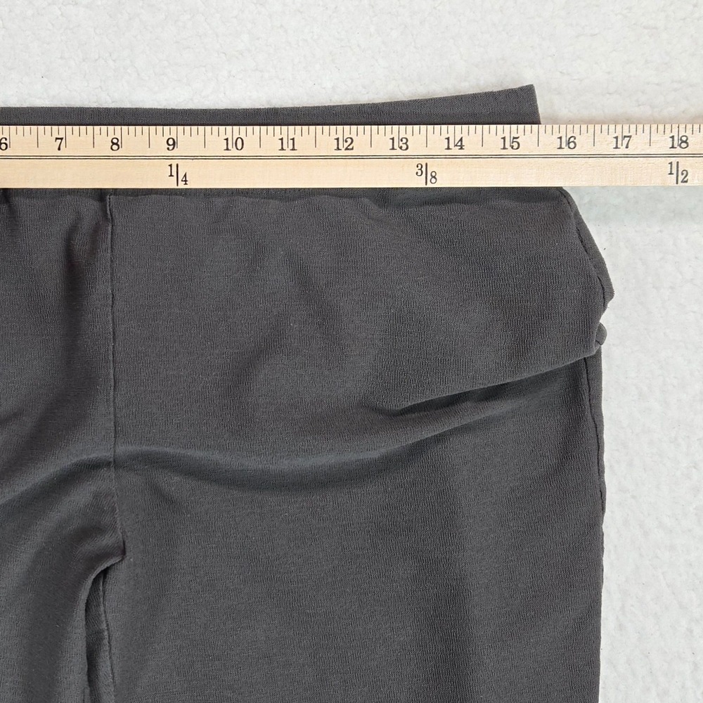 Eileen Fisher Womens Gray Slim Leg Ankle Pants Medium Stretch Knit Minimalist - Picture 7 of 13